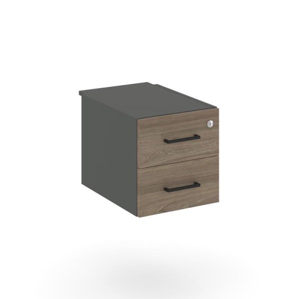 Тумба с 2 ящиками SN.TP-031 (343х453х356) (Антрацит/Вяз Благородный)