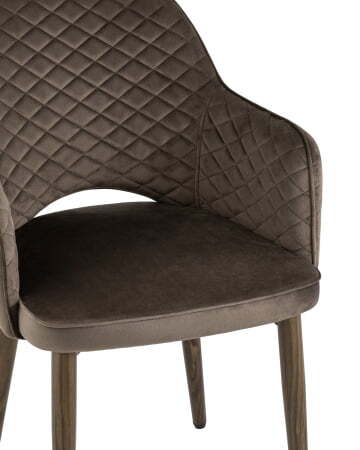 Стул Венера диамант велюр коричневый (Стул Венера диамант коричневый)