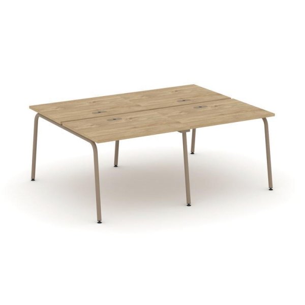 Рабочая станция 4 места ES.D.RS-4.1-LK (1960х1500х750) (Тиквуд Светлый/Металл Латте) Рабочая станция 4 места ES.D.RS-4.1-LK (1960х1500х750) (Тиквуд Светлый/Металл Латте)