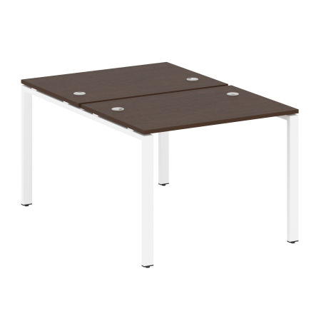 Рабочая станция Metal System Style БП.РАС-СП-2.1 1000x1475x750 (Венге Цаво/Белый металл)