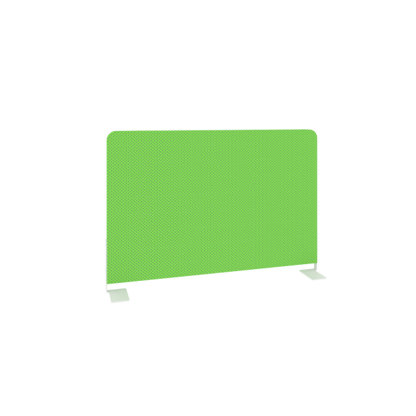 Экран тканевый боковой L600мм Б.ТЭКР-60 600x22x390 (Зелёный/Белый металл)