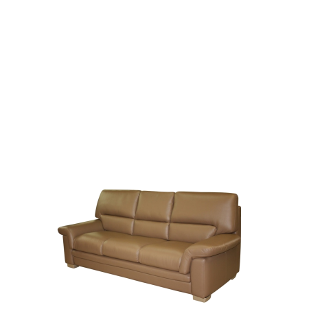 Диван офисный Империал (А-01) 3-х местный (Коричневый)