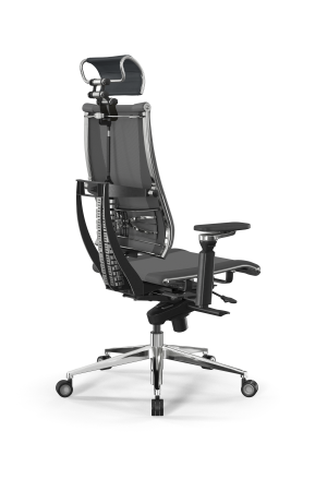 Кресло для руководителя Метта Y 4DF B2-14D - YM93+Infinity /Kc09/Nc09/D15P/H2cL-3D(M06.B35.G11.W04) (Серый | Темно-серый)