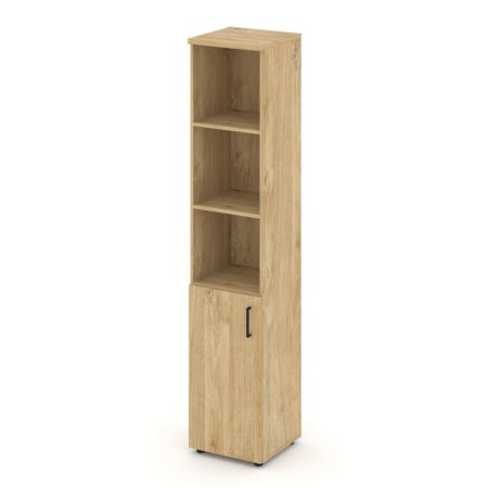 Шкаф высокий узкий SN.STU.E-101(L) (400х400х1982) (Тиквуд Светлый)