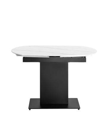 Стол обеденный Хлоя раскладной 120-180*90 керамика светлая (Стол обеденный Хлоя белый)