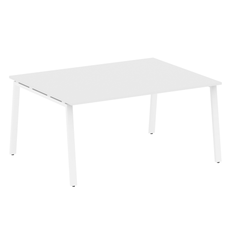 Стол для переговоров (1 столешница) на А-образном м/к Metal System Style БА.ПРГ-1.4 1600x1235x750 (Белый/Белый металл)