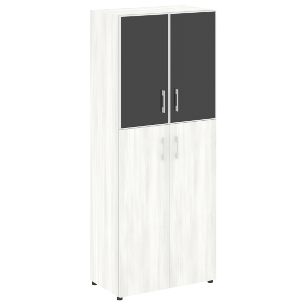 Шкаф для документов со стеклом черным LT.ST-1.7 R Black (Снежная Патина) Шкаф для документов со стеклом черным LT.ST-1.7 R Black (Снежная Патина)