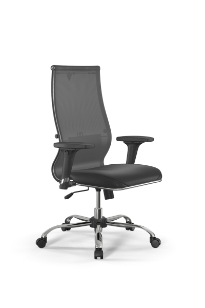 Кресло для руководителя Метта Sit 10 B2-163D - T+Extra /Km00/Wm12/D02P(M09.B21.G20.W01 (Серый | Черный) Кресло для руководителя Метта Sit 10 B2-163D - T+Extra /Km00/Wm12/D02P(M09.B21.G20.W01 (Серый | Черный)