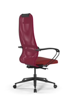 Кресло для руководителя Метта SynchroSit 8 B1-8K - X1+UMF(X1) /Uh00/Wh00/K1bL(M24.B11.G19.W02) (Красный) Кресло для руководителя Метта SynchroSit 8 B1-8K - X1+UMF(X1) /Uh00/Wh00/K1bL(M24.B11.G19.W02) (Красный)