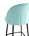 Стул полубарный Логан велюр пыльно-голубой (Стул полубарный Логан пыльно-голубой)