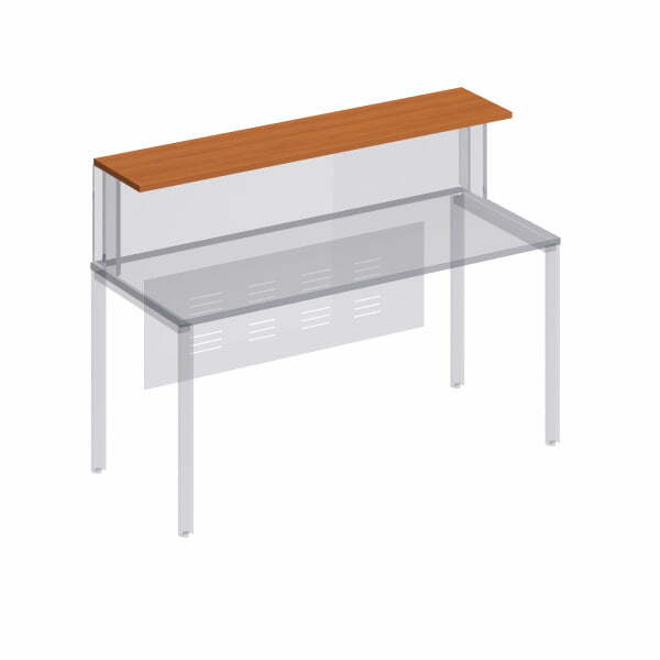 Полка настольная Формула МП ФР 443 1600x350x22 (Вяз светлый)