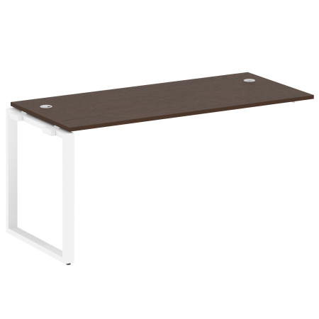 Проходной наборный элемент рабочей станции Metal System Style БО.ПРС-СП-1.4 1600x720x750 (Венге Цаво/Белый металл)