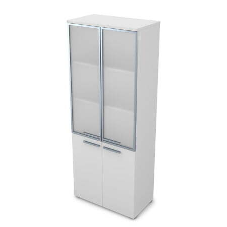 Шкаф Gloss 9Ш.005.19 800x450x2045 (Белый премиум)