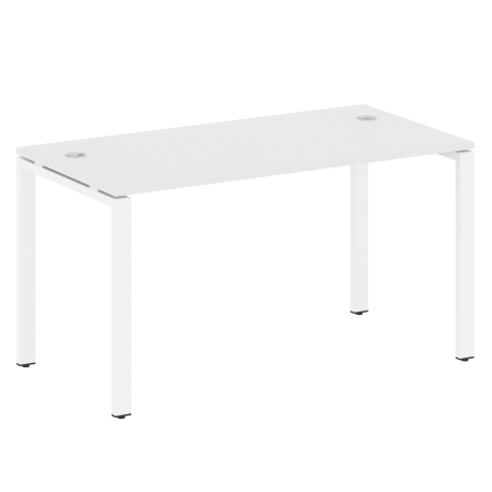 Стол письменный Metal System Style БП.СП-3 1400x720x750 (Белый/Белый металл)
