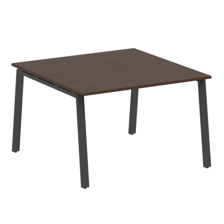 Стол для переговоров (1 столешница) на А-образном м/к Metal System Style БА.ПРГ-1.2 1200x1235x750 (Венге Цаво/Антрацит металл)
