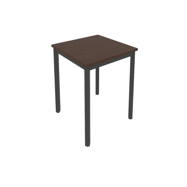 Стол письменный на металлокаркасе Slim С.СП-1.1 600x600x750 (Венге Цаво/Антрацит металл)