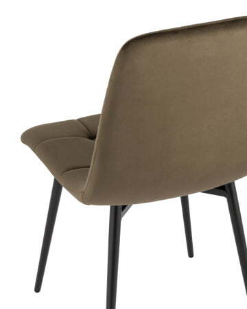 Стул Одди велюр коричневый (Стул Одди коричневый)