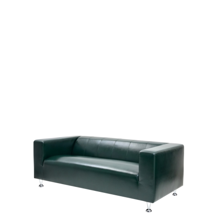 Диван офисный Рольф (С-300) 3-х местный (опоры 130 мм) (Зеленый)