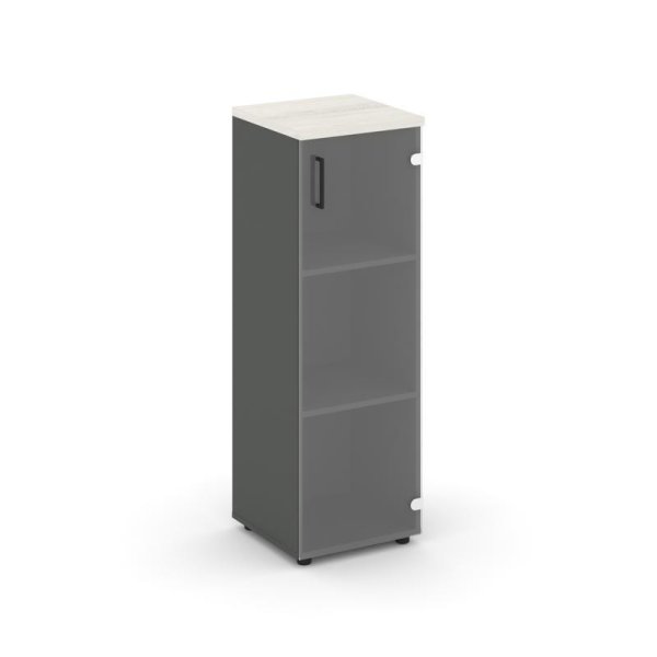 Шкаф средний узкий SN.STU.E-205(R) (400х400х1203) (Антрацит/Дуб Наварра/Прозрачный) Шкаф средний узкий SN.STU.E-205(R) (400х400х1203) (Антрацит/Дуб Наварра/Прозрачный)