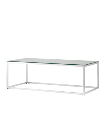 Журнальный стол 120*60 ТАУН серебро (Журнальный стол Таун серебристый)