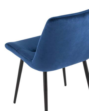 Стул Остин велюр синий (Стул Остин синий)