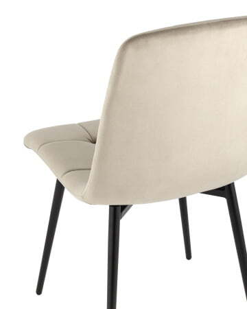 Стул Одди велюр бежевый (Стул Одди бежевый)