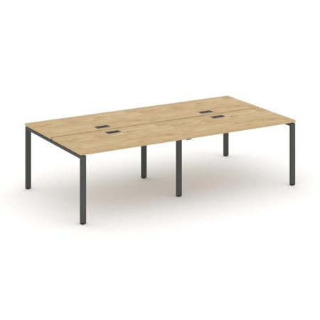 Рабочая станция 2-х сторонняя SN-6P.DRS-054 (3160х1632х750) (Тиквуд Светлый/Металл Антрацит)