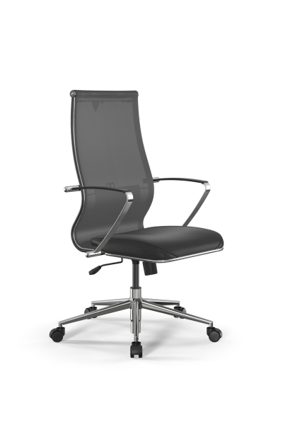 Кресло для руководителя Метта Sit 10 B2-163K - T+Extra /Km00/Wm12/K5cL(M09.B23.G18.W01) (Серый | Черный)