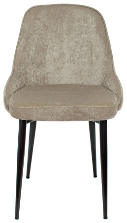 Стул для кухни KF-5 песочный Light 21 металл черный на ножках (KF-5/LT21) (Песочный)