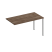 Секция стола рабочей станции на металлокаркасе КФ Комфорт КФ К.132-1 1400x750x750 (Дуб шамони темныйСерый)