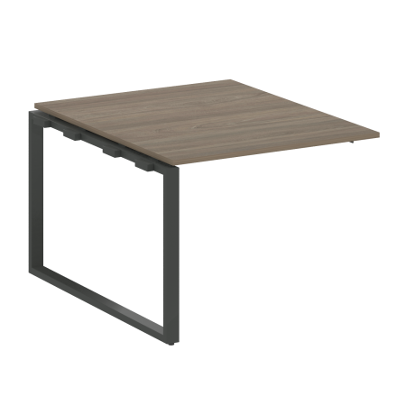 Проходной наборный элемент переговорного стола Metal System Style БО.ППРГ-1 1000x1235x750 (Вяз/Антрацит металл)