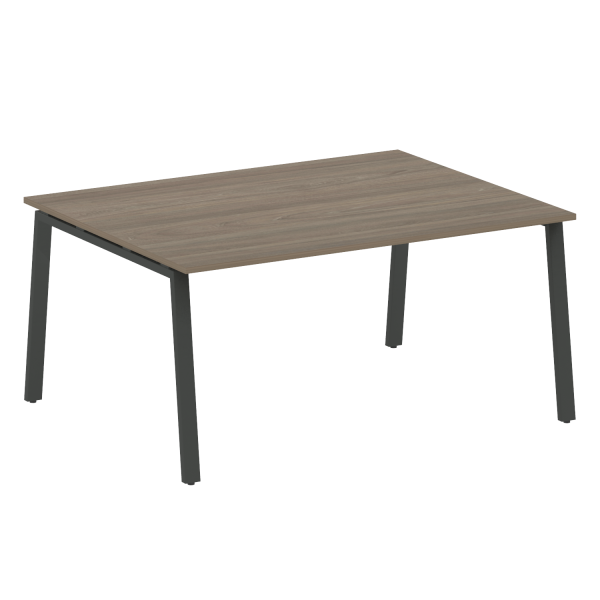 Стол для переговоров (1 столешница) на А-образном м/к Metal System Style БА.ПРГ-1.4 1600x1235x750 (Вяз/Антрацит металл)