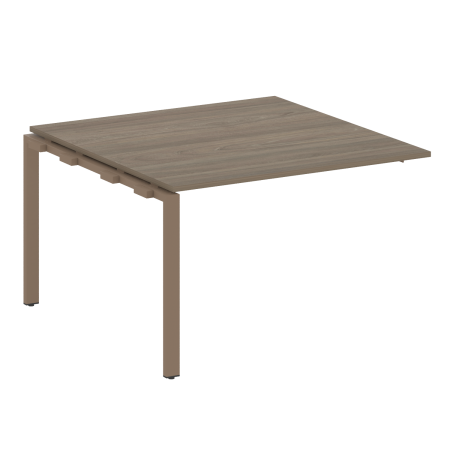 Проходной наборный элемент переговорного стола Metal System Style БП.ППРГ-2 1200x1235x750 (Вяз/Мокко металл)