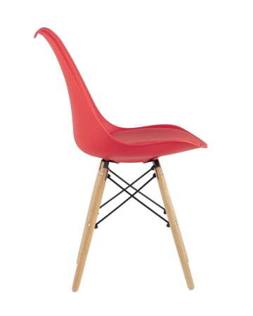 Стул Eames Soft красный (Стул Freames красный) Стул Eames Soft красный (Стул Freames красный)