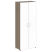 Шкаф для документов со стеклом белым LT.ST-1.10 R White (Снежная Патина) Шкаф для документов со стеклом белым LT.ST-1.10 R White (Снежная Патина)