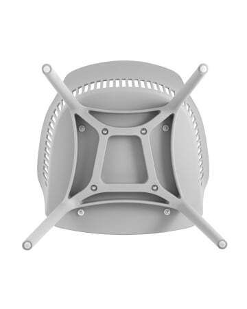 Стул Crocus с подушкой темно-бирюзовый (Стул пластиковый Crocus темно-бирюзовый)