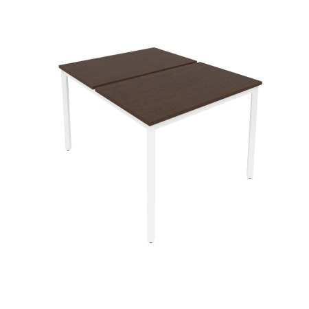 Рабочая станция на металлокаркасе Slim С.СП-3.2 980x1235x750 (Венге Цаво/Белый металл)