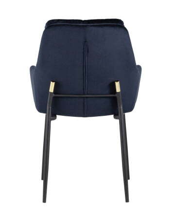 Кресло Саманта велюр темно-синий (Стул-кресло Саманта темно-синий)