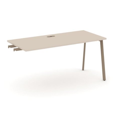 Стол приставка к опорным тумбам ES.SPR-4-LP (1580х730х750) (Капучино/Металл Латте)