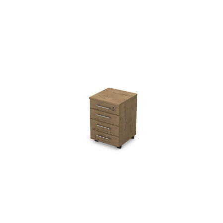 Тумба подкатная Gloss line 9НТ.005 450x450x650 (Teakwood)