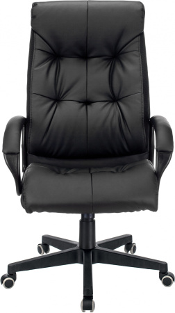 Кресло руководителя CH-824 черный эко.кожа крестов. пластик (Черный)