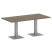 Стол прямоугольный VR.SP-5-180.2 1800x900x750 (Серый/Белый Металл)