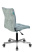 Кресло Бюрократ CH-330M/LT-28 без подлокотников серо-голубой крестовина металл (Компьютерное кресло CH-330M серый)