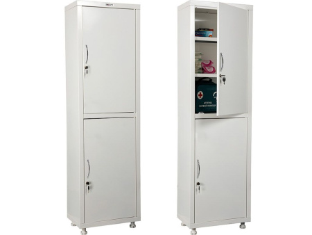 Медицинский шкаф HILFE МД 1 1650/SS (Белый)
