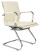 Кресло CH-993-Low-V слоновая кость эко.кожа низк.спин. полозья металл хром (Слоновая кость)