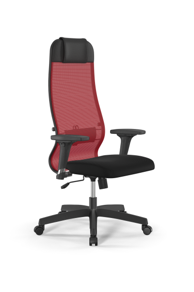 Кресло для руководителя Метта Sit 10 B1-111D - X2+UMF(X1) /Ub00/Wh00/D02P(M09.B02.G15.W01) (Красный | Черный) Кресло для руководителя Метта Sit 10 B1-111D - X2+UMF(X1) /Ub00/Wh00/D02P(M09.B02.G15.W01) (Красный | Черный)