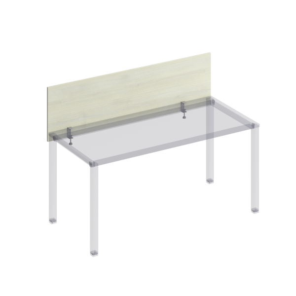 Экран настольный фронтальный с кронштейнами для стола 160 на металлокаркасе КФ Комфорт КФ К.843 1600 (Дуб шамони светлый) Экран настольный фронтальный с кронштейнами для стола 160 на металлокаркасе КФ Комфорт КФ К.843 1600 (Дуб шамони светлый)