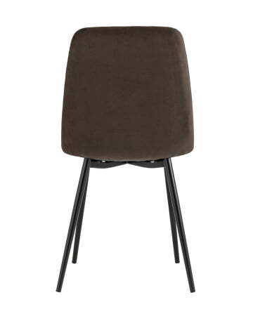Стул Oliver велюр тёмно-коричневый (Стул Oliver темно-коричневый)