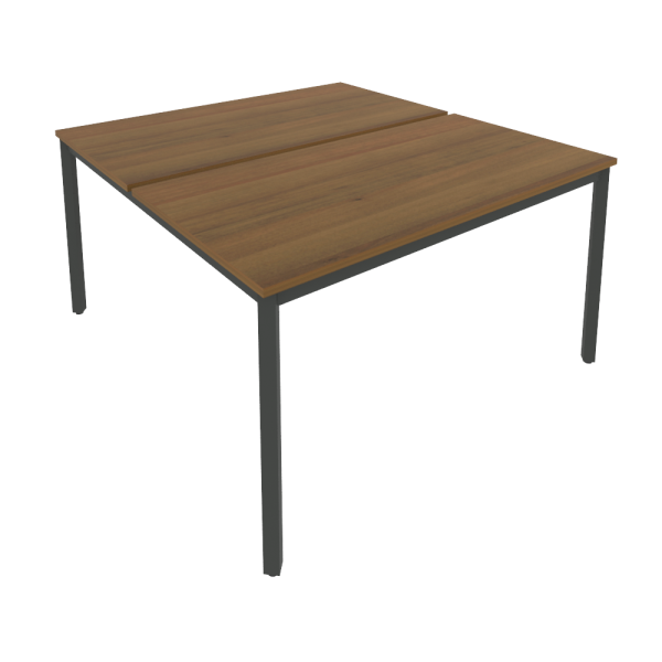 Рабочая станция на металлокаркасе Slim С.СП-5.3 1380x1475x750 (Орех/Антрацит металл)