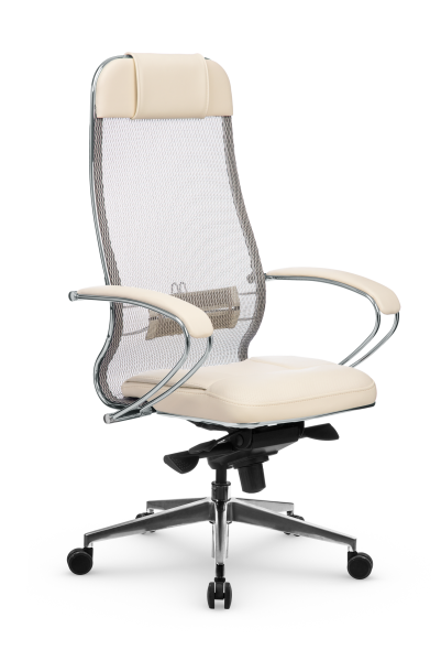 Кресло для руководителя Метта Samurai SL-1.041 MPES (Темно-бежевый | Светло-бежевый)